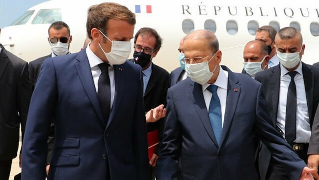 Macron : Lübnan siyasi ve ekonomik bir krizle karşı karşıya