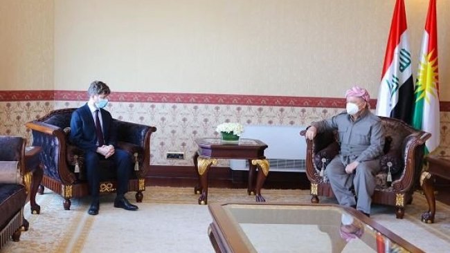 Başkan Barzani, Fransa'nın Erbil Başkonsolosu'nu kabul etti