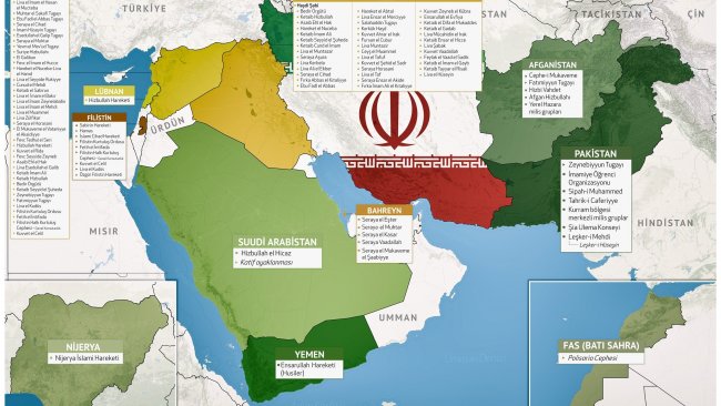 İşte İran'ın destek sağladığı diğer bölgelerdeki milis gruplar
