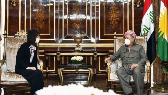 Başkan Barzani Japonya'nın Erbil Konsolosu'nu kabul etti