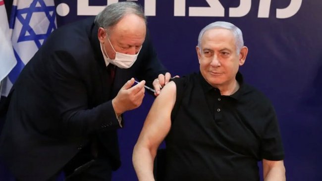 İsrail Başbakanı Netanyahu canlı yayında koronavirüs aşısı oldu
