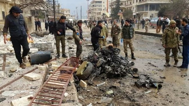 Efrin'de bombalı araç saldırısı: 1 ölü, 8 yaralı