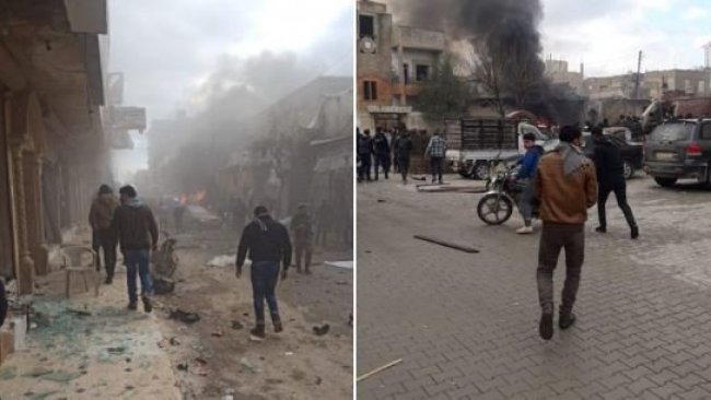 Azez'de patlama: Ölü ve yaralılar var