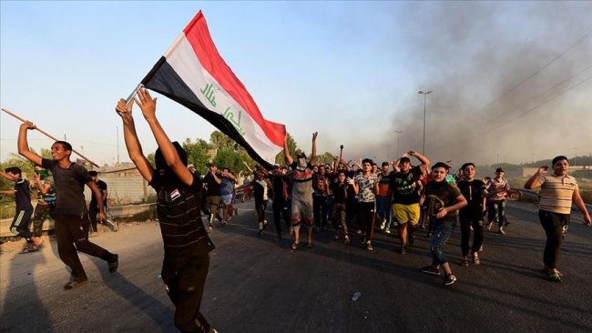 Irak'ta göstericiler yeniden sokağa indi!