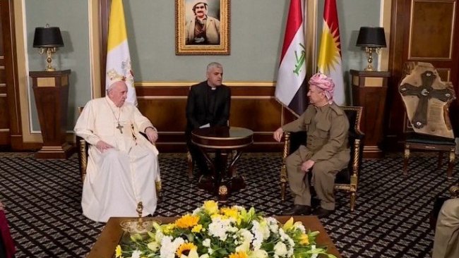 Papa’dan Başkan Barzani’ye: Kürdistan’ı unutmadım