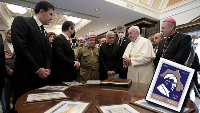 Erbil’den Papa için hazırlanan pullara ilişkin açıklama
