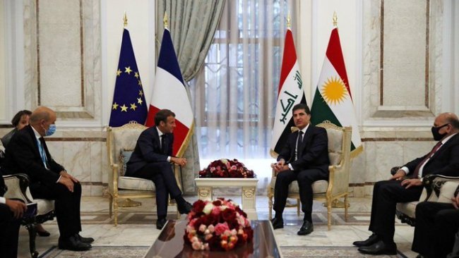 Başkan Neçirvan Barzani, Fransa Cumhurbaşkanı Macron’la görüştü