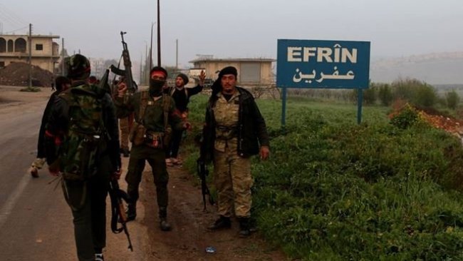Afrin'de Kürtlerin arazisine el koyup Arap ve Türkmenler için konut yapılıyor