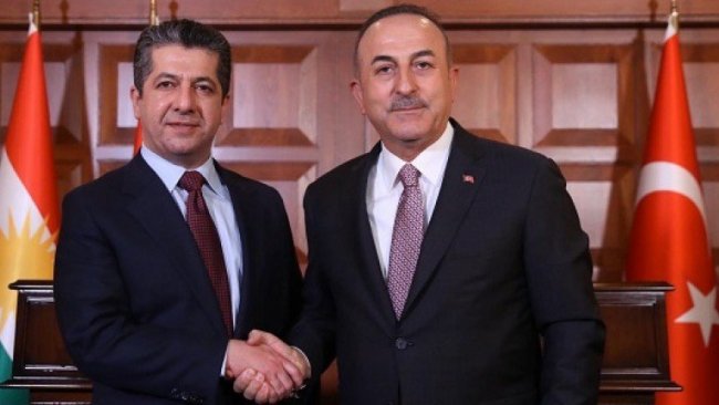 Başbakan Barzani, Mevlüt Çavuşoğlu ile telefonda görüştü