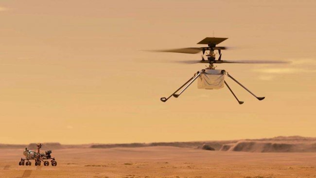NASA: Mars'ta ilk helikopter uçuşu gerçekleşti