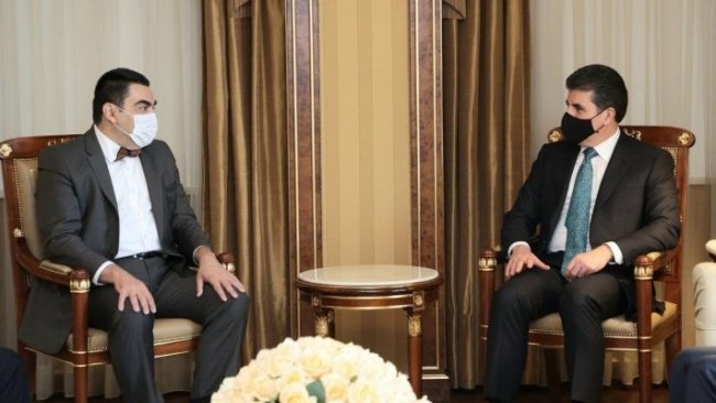 Başkan Neçirvan Barzani, Yunan Başkonsolos ile görüştü