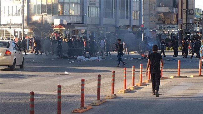 Süleymaniye'de göstericilere gözaltı