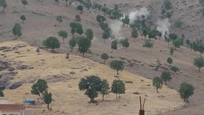 Savaş uçakları Süleymaniye kırsalını bombaladı