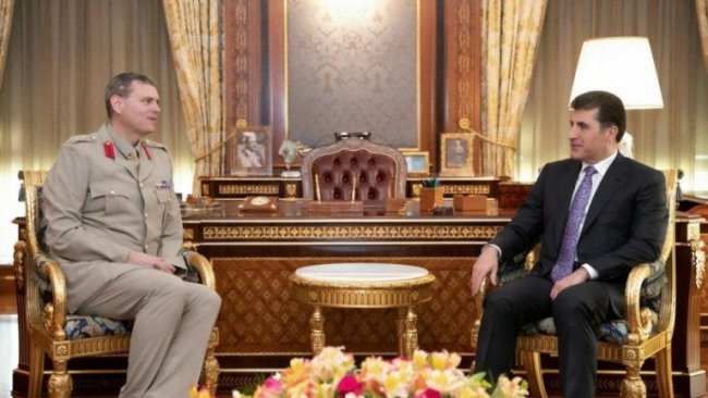 Neçirvan Barzani uluslararası koalisyon güçleri heyeti ile görüştü