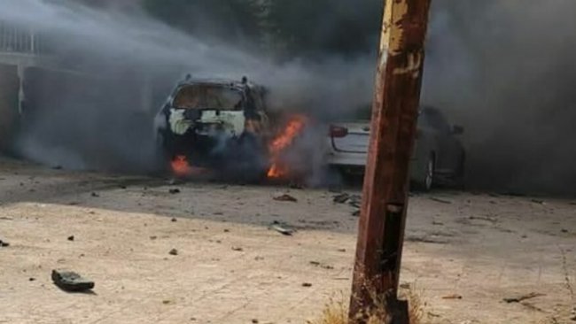 Afrin'de bomba yüklü araç patladı
