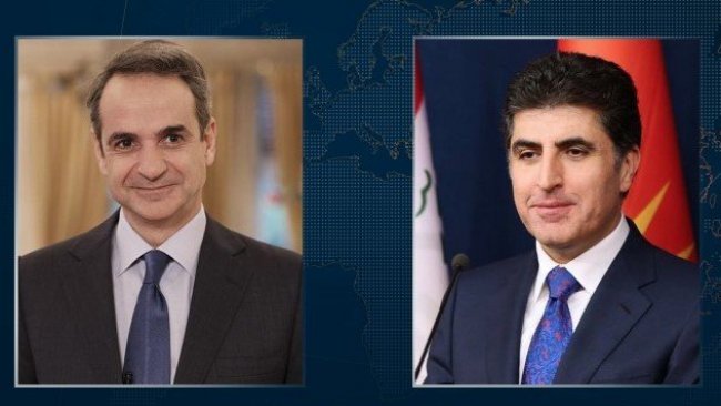 Barzani ile Miçotakis telefonda görüştü