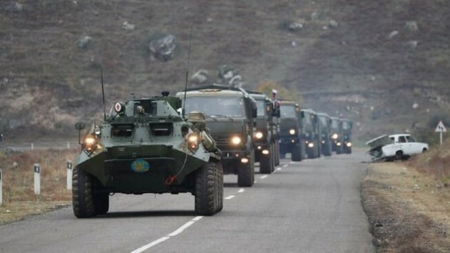 Ermenistan'da Rus askerlerin bulunduğu araç kaza yaptı: 1 asker öldü