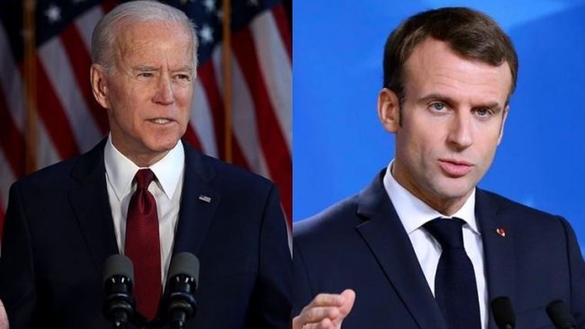 Macron ve Biden arasında 'Afganistan' görüşmesi