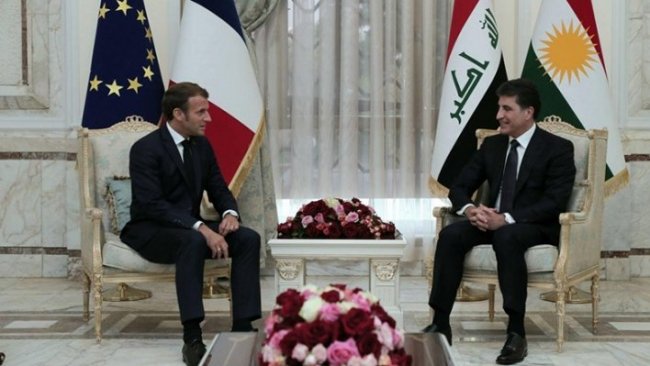 Macron'dan Başkan Neçirvan Barzani'ye teşekkür mektubu
