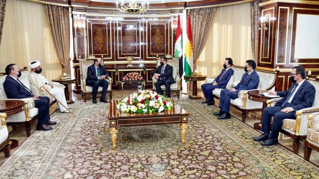Ezidi dini liderlerden Başbakan Barzani'ye teşekkür