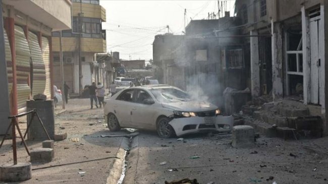 Anbar'da polis karakoluna bomba yüklü araçla saldırı