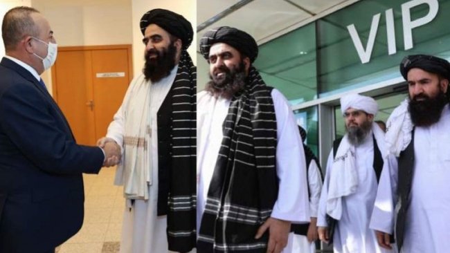 Taliban heyeti ile görüşen Çavuşoğlu'ndan açıklama