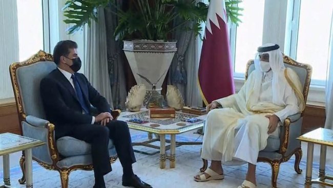 Neçirvan Barzani Doha'da Katar Emiri ile görüştü