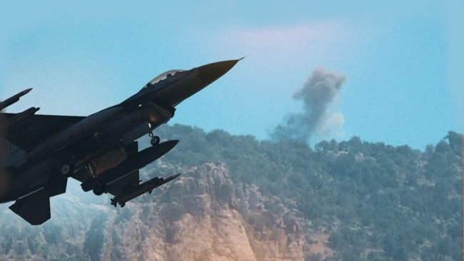 Türk savaş uçakları Rewanduz dağlarını bombaladı