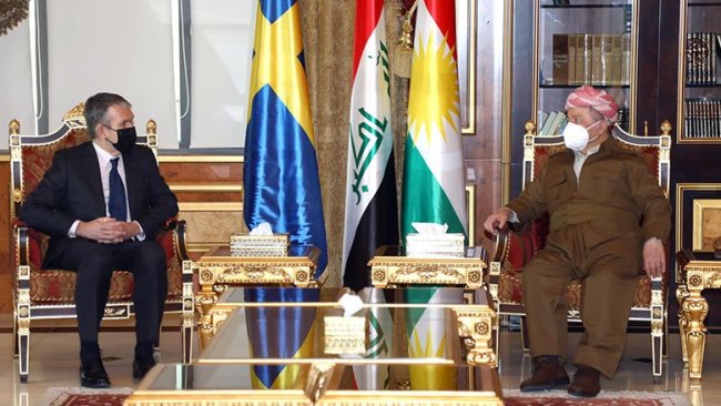 Başkan Barzani: İsveç her zaman Kürdistan halkının acılarını paylaştı