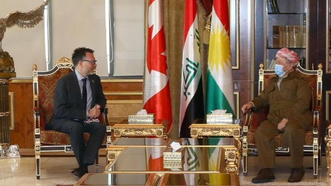 Başkan Barzani, Kanada Büyükelçisi Shannon ile görüştü