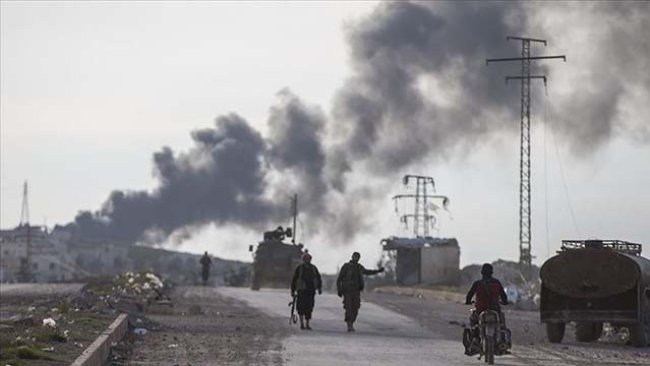 Suriye'de rejim güçlerine havan saldırısı