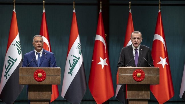 Erdoğan'dan Irak Başbakanı Kazimi'ye mektup