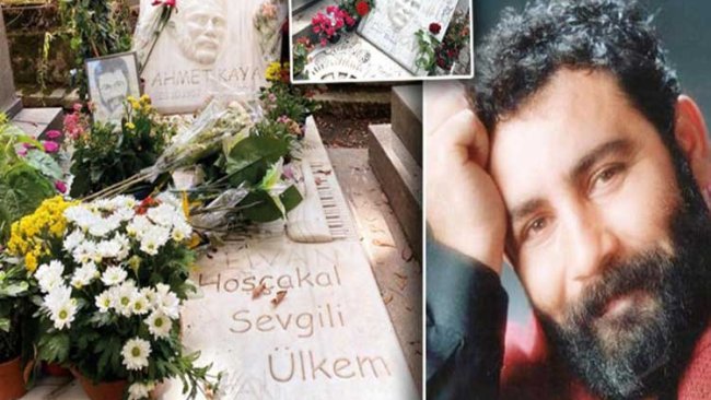 Kürt sanatçı Ahmet Kaya'nın mezarına ırkçı saldırı!
