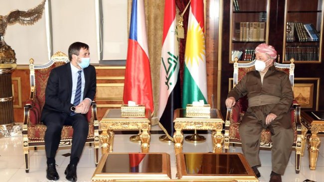 Başkan Barzani Çekya’nın Bağdat Büyükelçisi’ni kabul etti