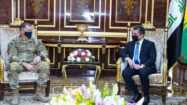 Başbakan Barzani, Uluslararası Koalisyon Güçleri Genel Komutanı ile görüştü