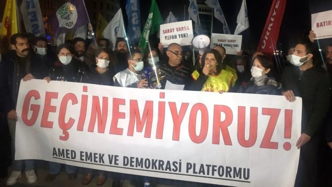 Diyarbakır'da 'geçinemiyoruz' protestosu yapıldı