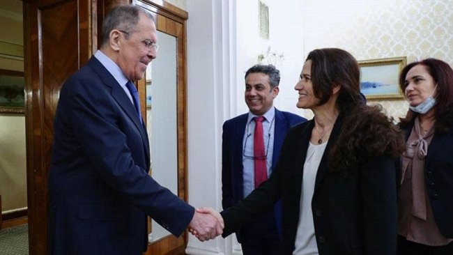 Lavrov, İlham Ahmed ile Suriye'de siyasi bir anlaşmayı görüştü