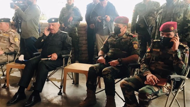 Irak Başbakanı Kazımi'den Mahmur cephesine ziyaret