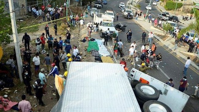 Meksika'da katliam gibi kaza: 49 göçmen hayatını kaybetti