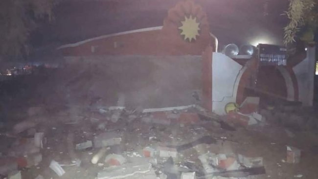 Şengal'de PKK'ye bağlı Xanesor Halk Meclisi binası bombalandı