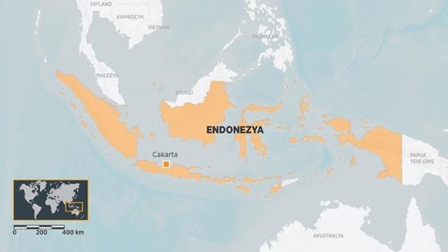 Endonezya'da 7.3 şiddetinde deprem