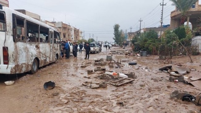 Kürdistan Kadınlar Birliği'nden sel mağdurları için kampanya