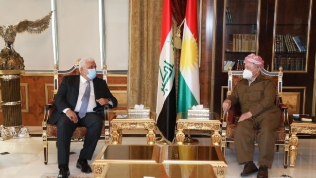 Başkan Barzani, Haşdi Şabi Başkanı ile görüştü