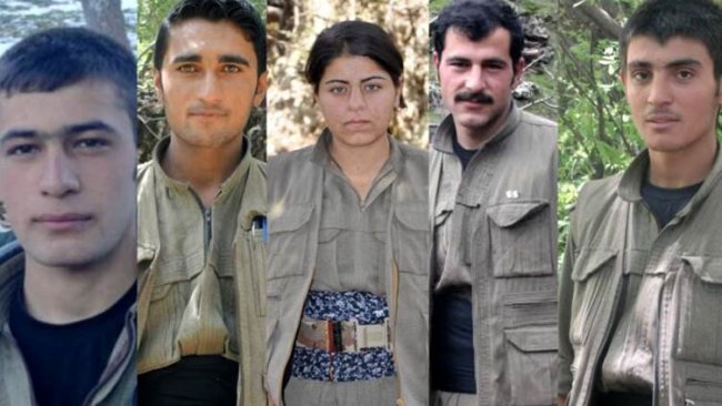 PKK, hayatını kaybeden 5 üyesinin kimlik bilgilerini paylaştı