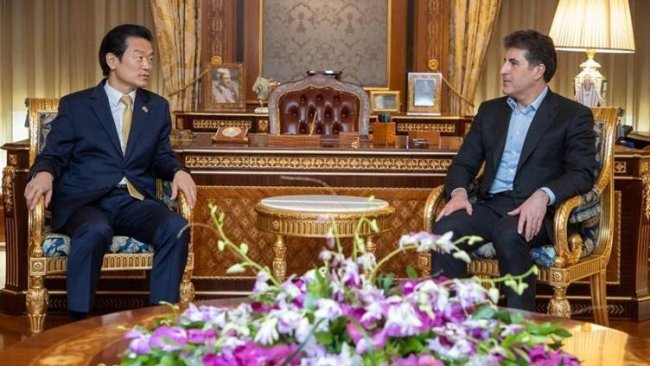 Güney Kore Başkonsolosu’ndan Neçirvan Barzani'ye veda ziyareti
