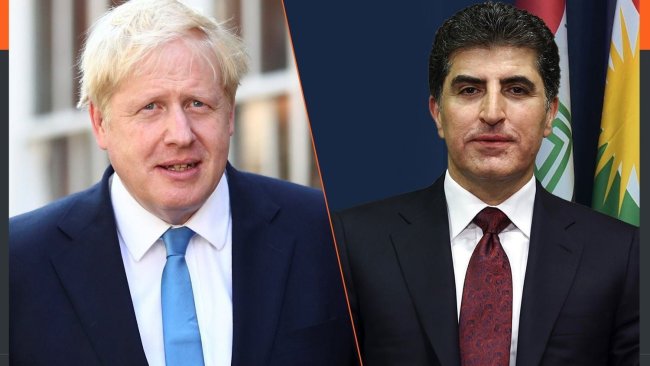 İngiltere Başbakanı Johnson’dan Neçirvan Barzani’ye mektup