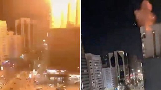 BAE'nin başkenti Abi Dabi'de patlama