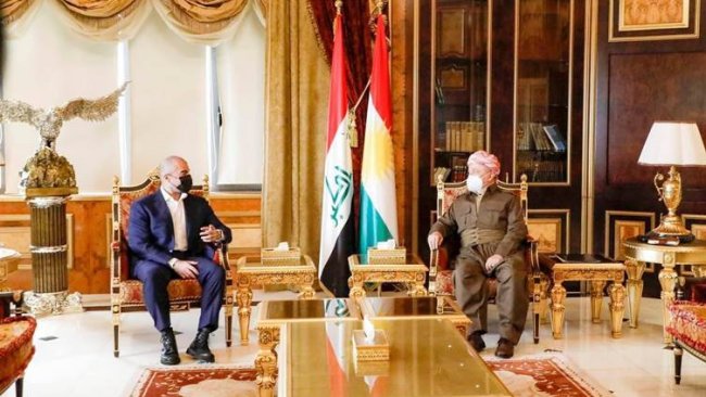Başkan Mesud Barzani ve Bafil Talabani arasında kritik görüşme