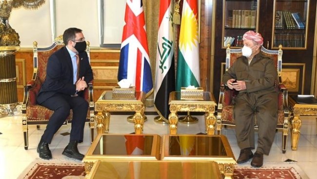Başkan Barzani, İngiltere Büyükelçisi ile bir araya geldi