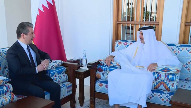 Başbakan Mesrur Barzani ve Katar Emiri’nden ilişkileri ilerletme vurgusu